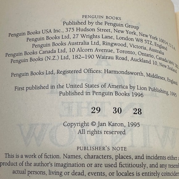 Jan Karon Mitford Series Books Lot of 3 Paperback Excellent Christian Fiction - Picture 11 of 11